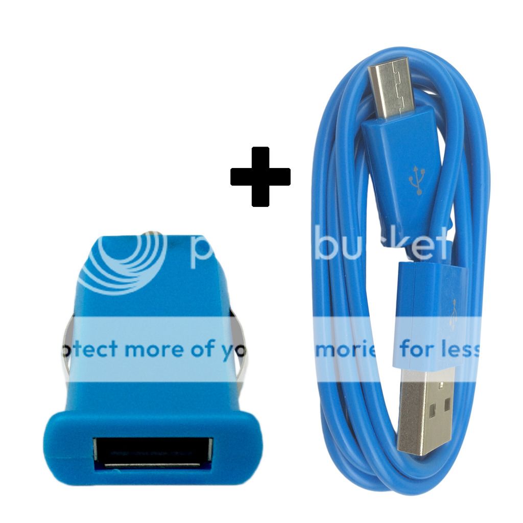 Fast Car Charger & Data Cable for HTC One M9 M8 M7 Micro USB Charging